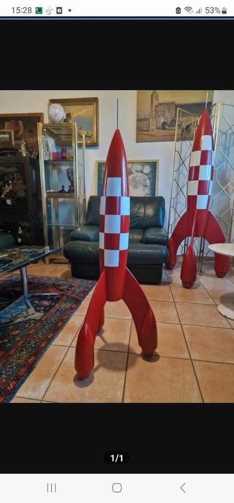 Fusèe Tintin collection privè, Enlèvement ou Envoi