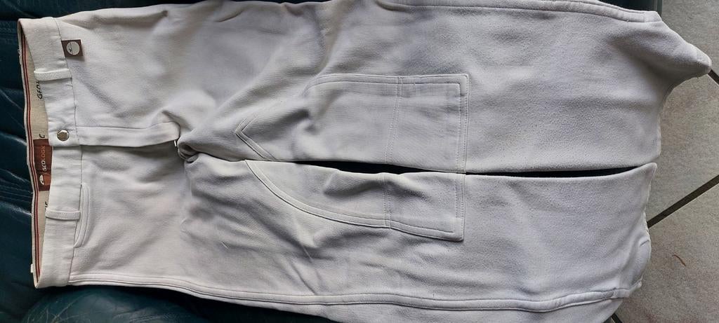 Witte rijbroek maat 10jaar, Ophalen of Verzenden, Zo goed als nieuw