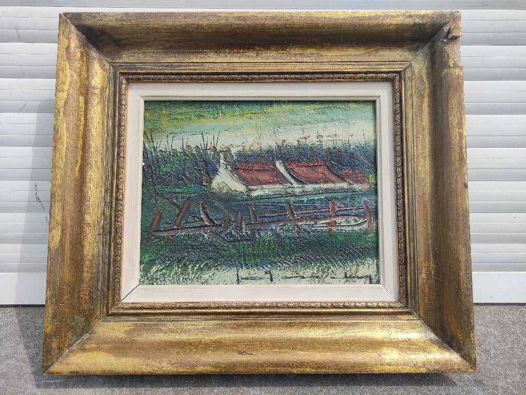 huile sur panneau signe stephan tessely, Antiquités & Art, Enlèvement ou Envoi