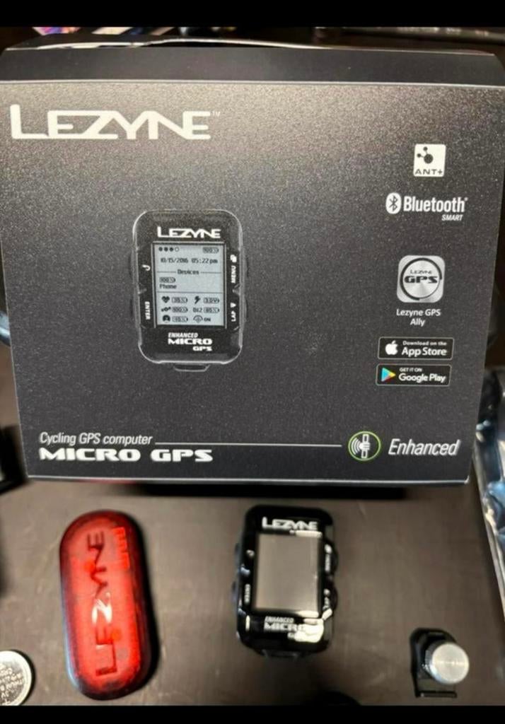 Lezyne micro gps, Fietsen en Brommers, Fietsaccessoires | Fietscomputers, Ophalen of Verzenden, Draadloos, Zo goed als nieuw