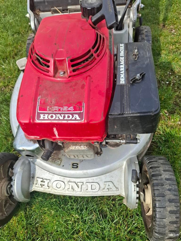 Grasmaaier honda HR194 zelftrekker, Ophalen, Cirkelmaaier, Honda, Gebruikt