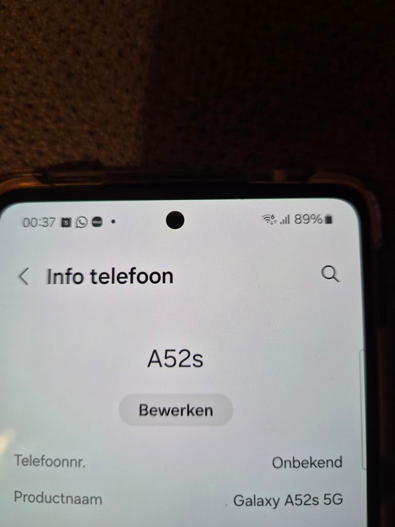 Samsung a52 5g 128 gb wit, Telecommunicatie, Mobiele telefoons | Overige merken, Refurbished, Zonder abonnement, Zonder simlock