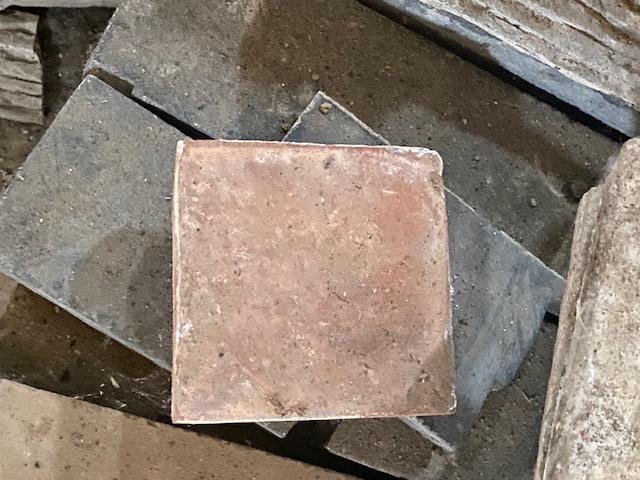 pierres en terre cuite 3 palettes, Enlèvement, Utilisé, Autres matériaux, Carrelage de sol