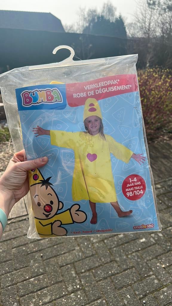 Bumba kostuum 98-104, Ophalen, Zo goed als nieuw, Kostuum