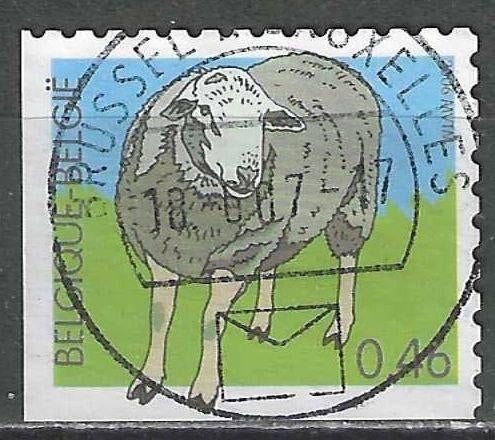 Belgique 2006 - Yvert 3474 /OBP 3489 - Ferme - Moutons (ST), Envoi, Affranchi, Oblitéré