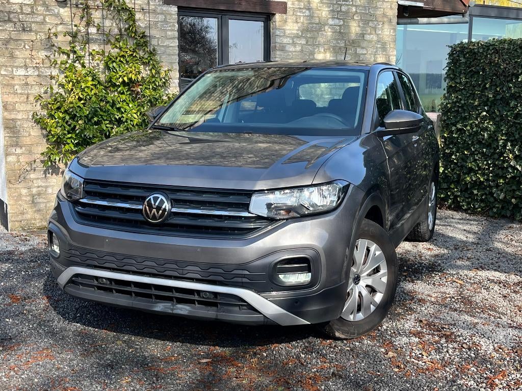 VW T-Cross 1.0 Essence Apple Carplay Garantie de 12-24 mois, Argent ou Gris, Euro 6, Entreprise, Boîte manuelle