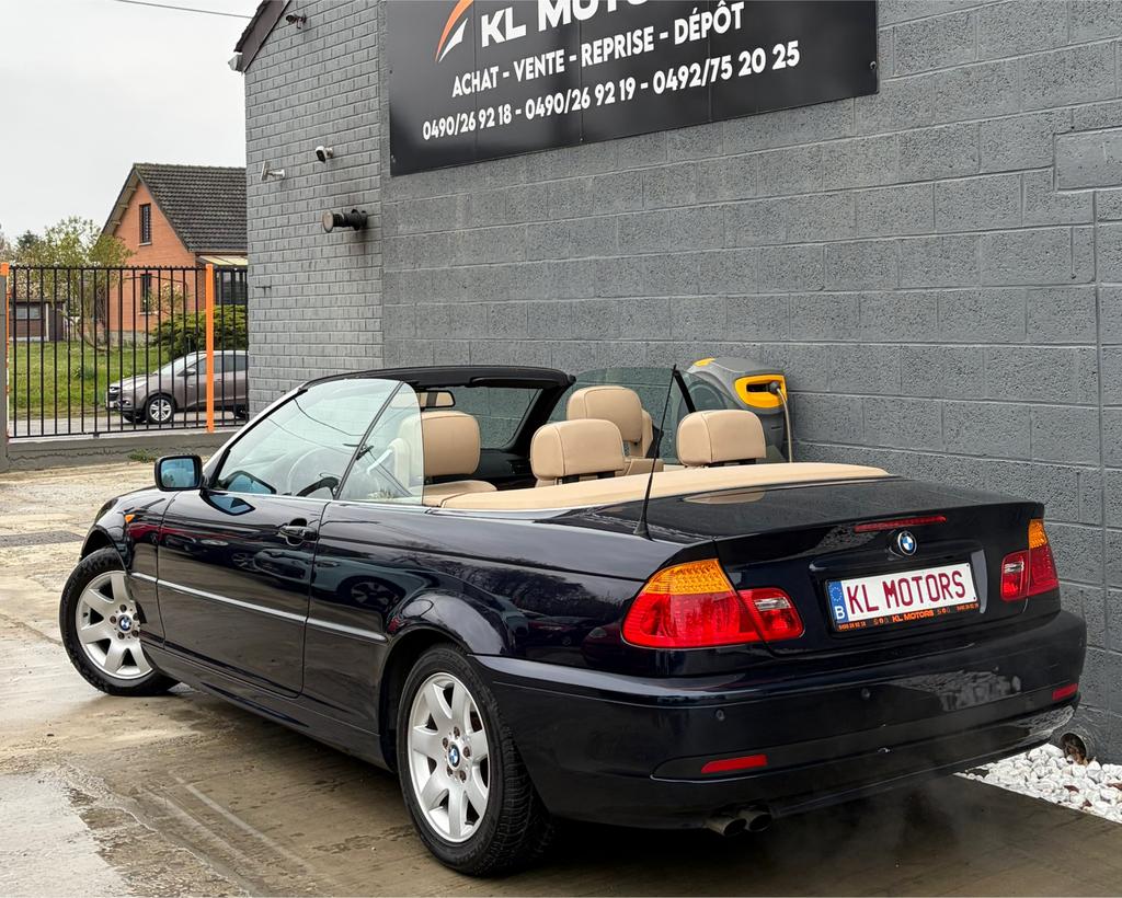 BMW 320Cia Cabriolet Boite Automatique 2004 Facelift, Auto's, BMW, Automaat, Achterwielaandrijving, Beige, Cabriolet