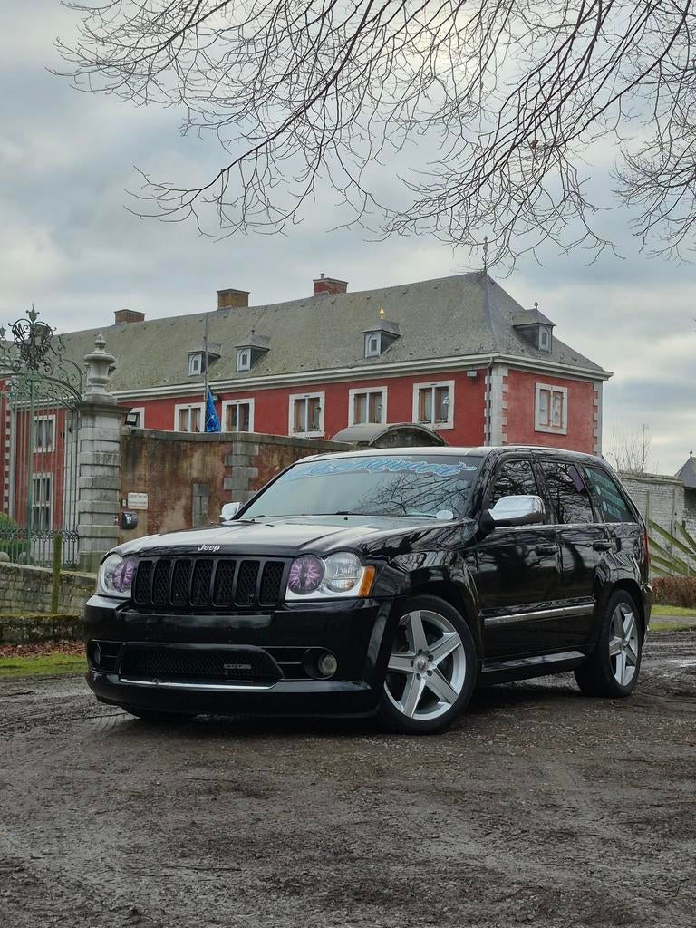 Jeep Grand Cherokee SRT8, Auto's, Automaat, Zwart, Particulier, Grand Cherokee