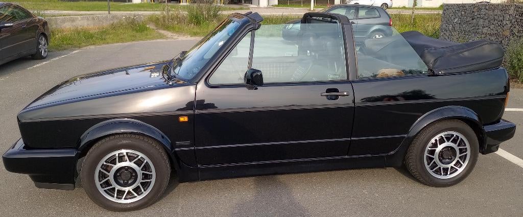 VW Golf cabrio Karmann, 1.8i 98pk 2H, 1992, zeer mooie staat, Autos, Volkswagen, Particulier, Golf, Jantes en alliage léger, Sièges sport