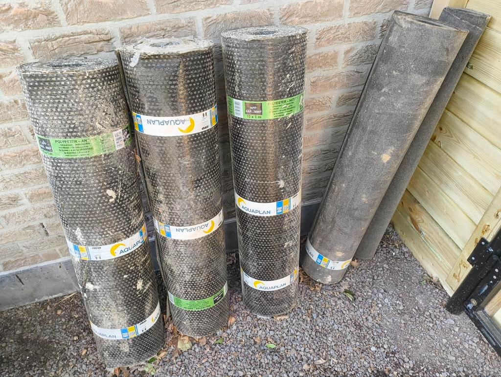 Iko Aquaplan dakbedekking ppe 4ar -mmp 10x1m zwart, Bricolage & Construction, Tuiles & Revêtements de toit, Noir, Enlèvement