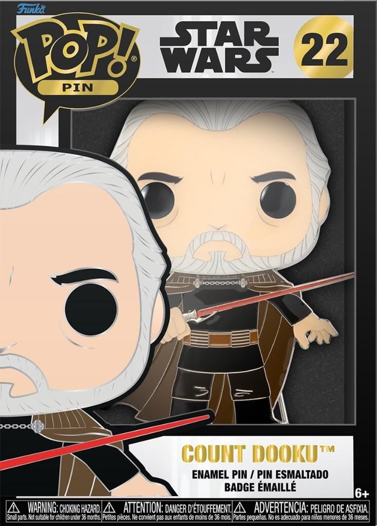 Funko POP Pin - Star Wars - Count Dooku (22), Neuf, Funko, Supportemea@funko.com, Wetmore Avenue, Everett, WA 98201, USA.
