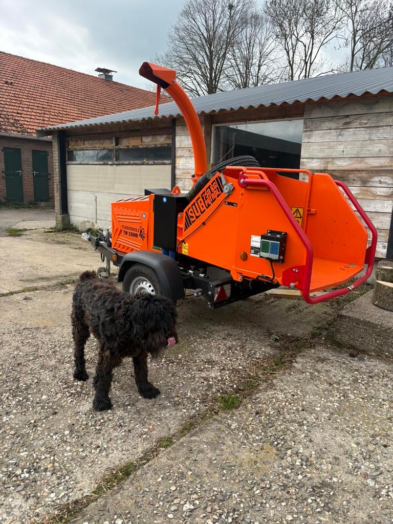 Timberwolf TW230 houtversnipperraar, Tuin en Terras, Hakselaars, Zo goed als nieuw, Benzine, Ophalen of Verzenden