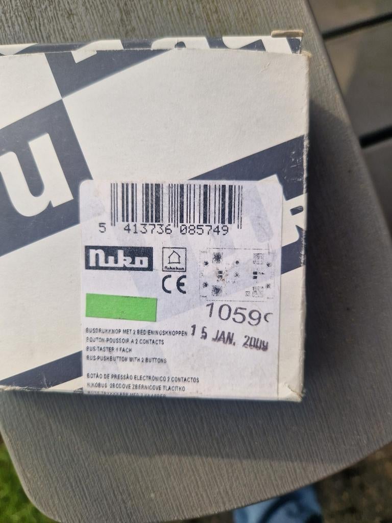 Nikobus drukknoppen, Doe-het-zelf en Bouw, Elektriciteit en Kabels, Ophalen of Verzenden