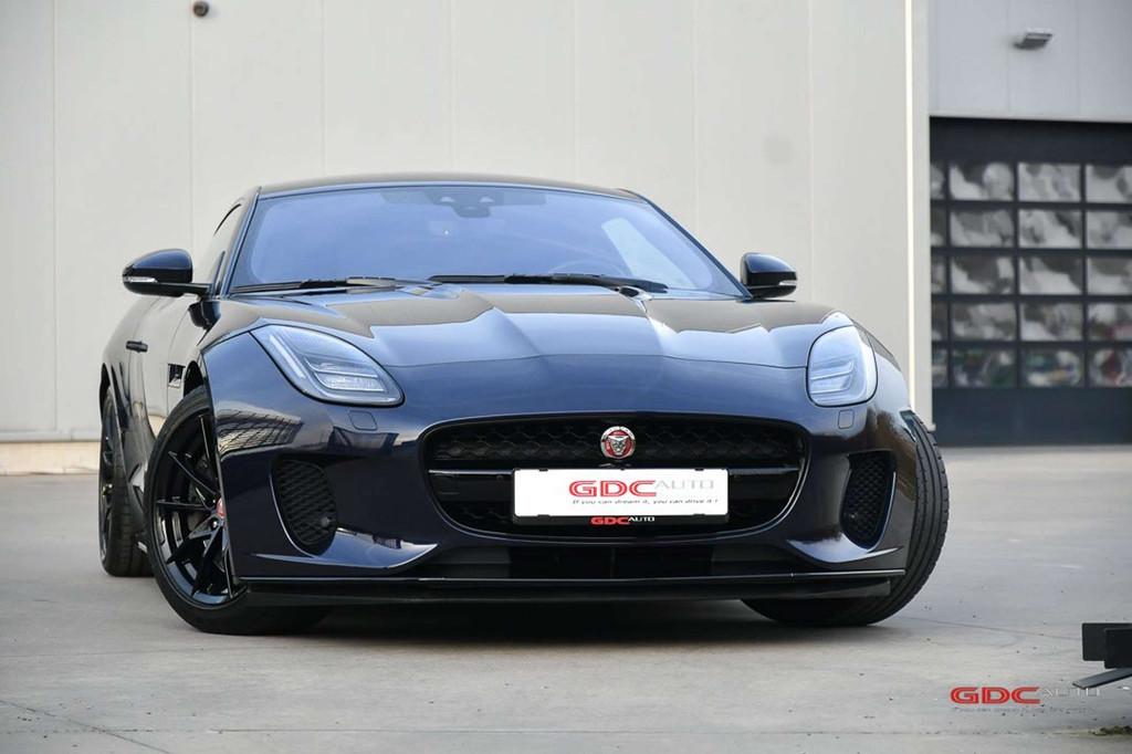 Jaguar F-Type Coupé 2.0 i4 (bj 2017, automaat), Auto's, Jaguar, Automaat, 1525 kg, Euro 6, Blauw