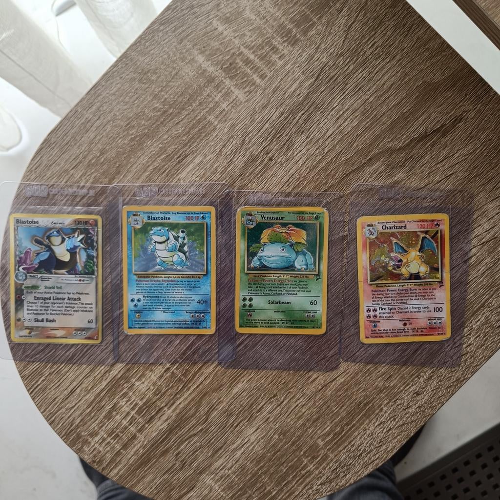 Pokémon vintage Starters, Enlèvement, Utilisé, Cartes en vrac, Foil