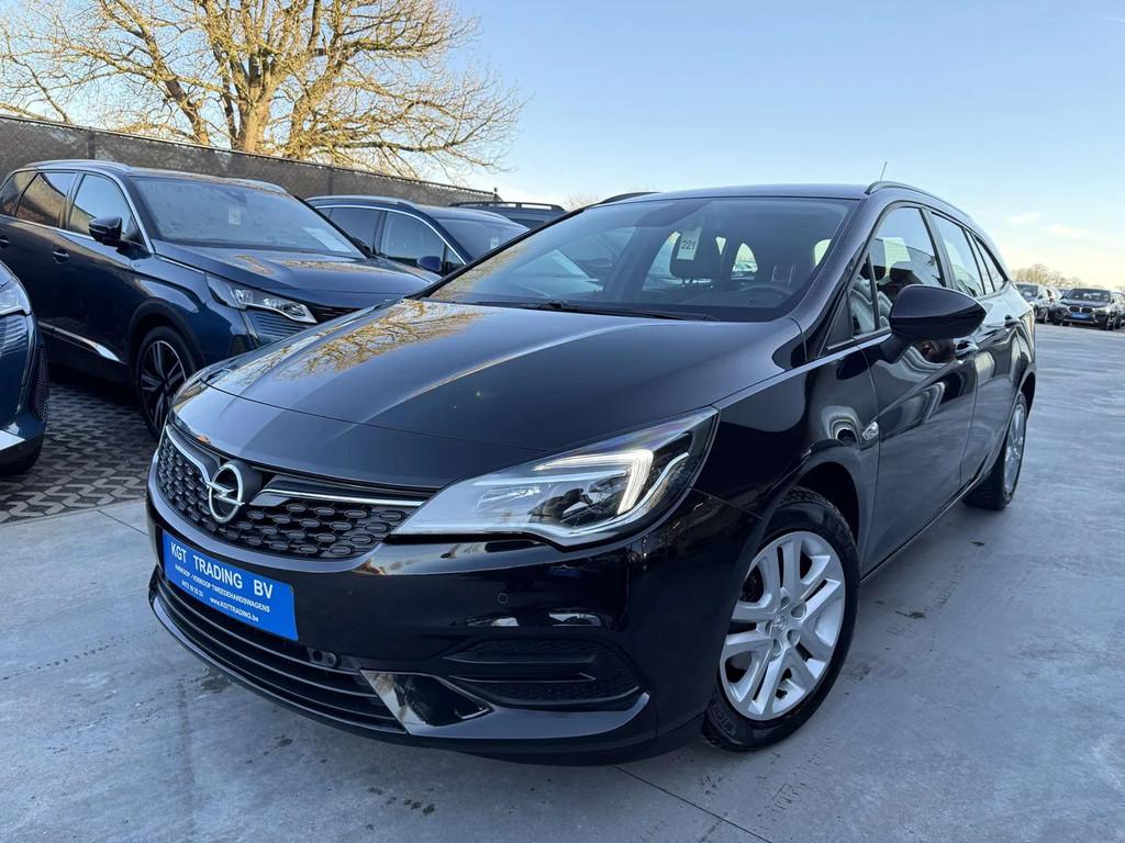 Opel Astra 1.2i TOURER NAVIGATIE CAMERA CARPLAY DAB PDC LED, Auto's, Stof, Gebruikt, 1199 cc, Zwart