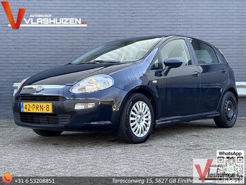 Fiat Punto Evo 1.3 M-Jet Dynamic | Airco | Cruise | Trekhaak, Autos, Fiat, Achat, Entreprise, Boîte manuelle, Noir