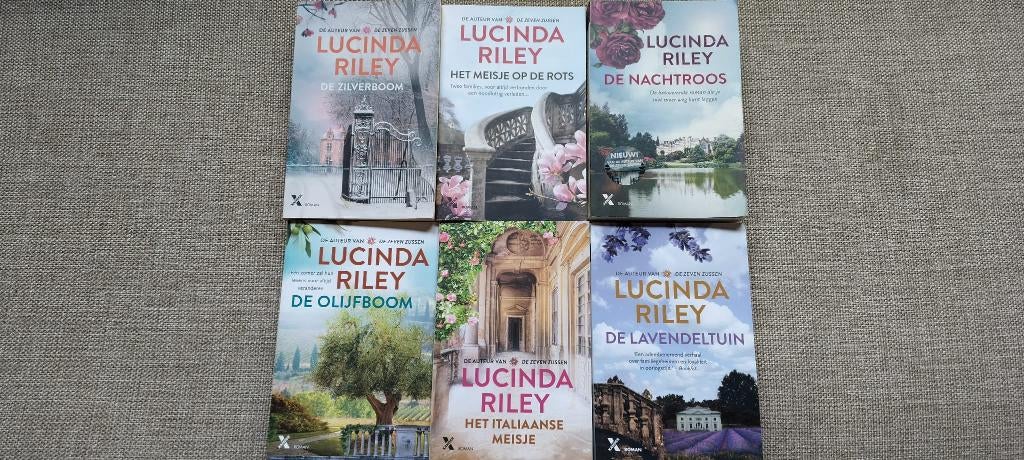 Lucinda Riley - 6 romans in nieuwstaat., Ophalen, Zo goed als nieuw, Lucinda Riley
