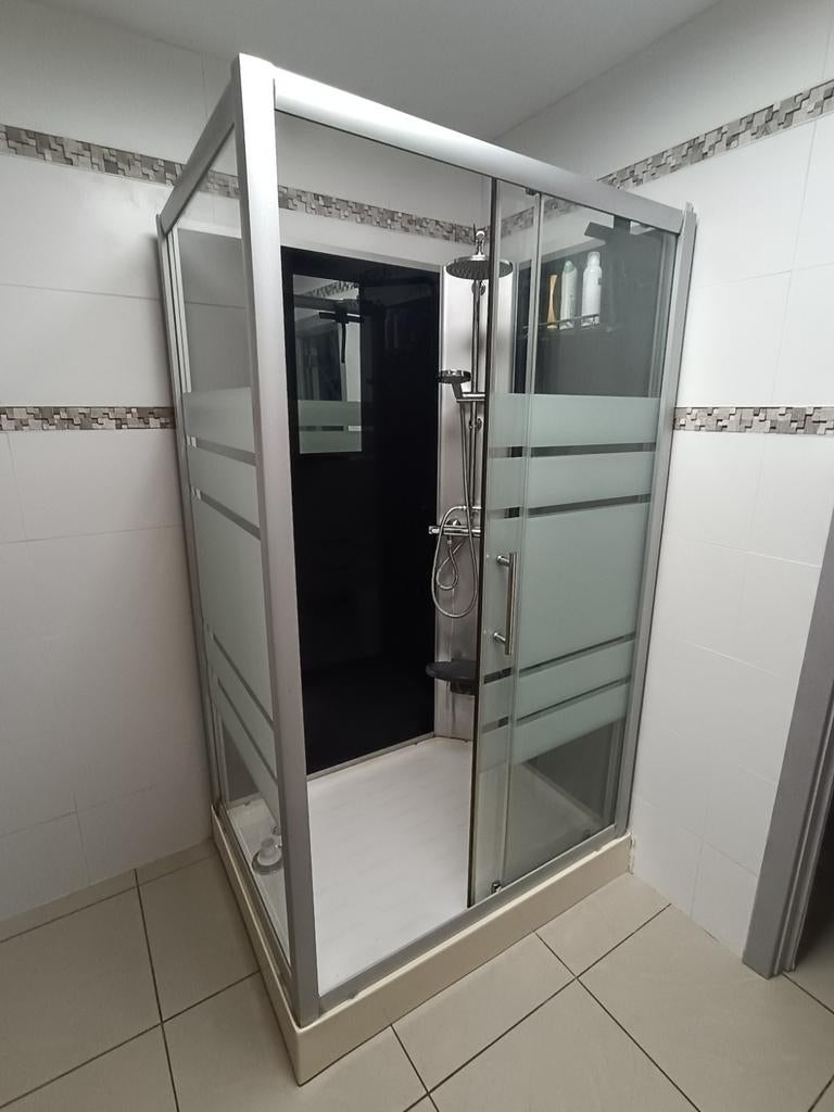 Cabine de douche 120x90 complète, ce trouve sur mons., Enlèvement