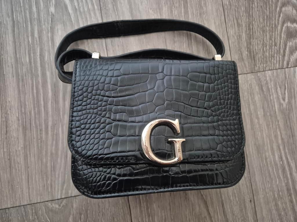 Zwarte tas van Guess, Handtassen en Accessoires, Ophalen of Verzenden, Zwart