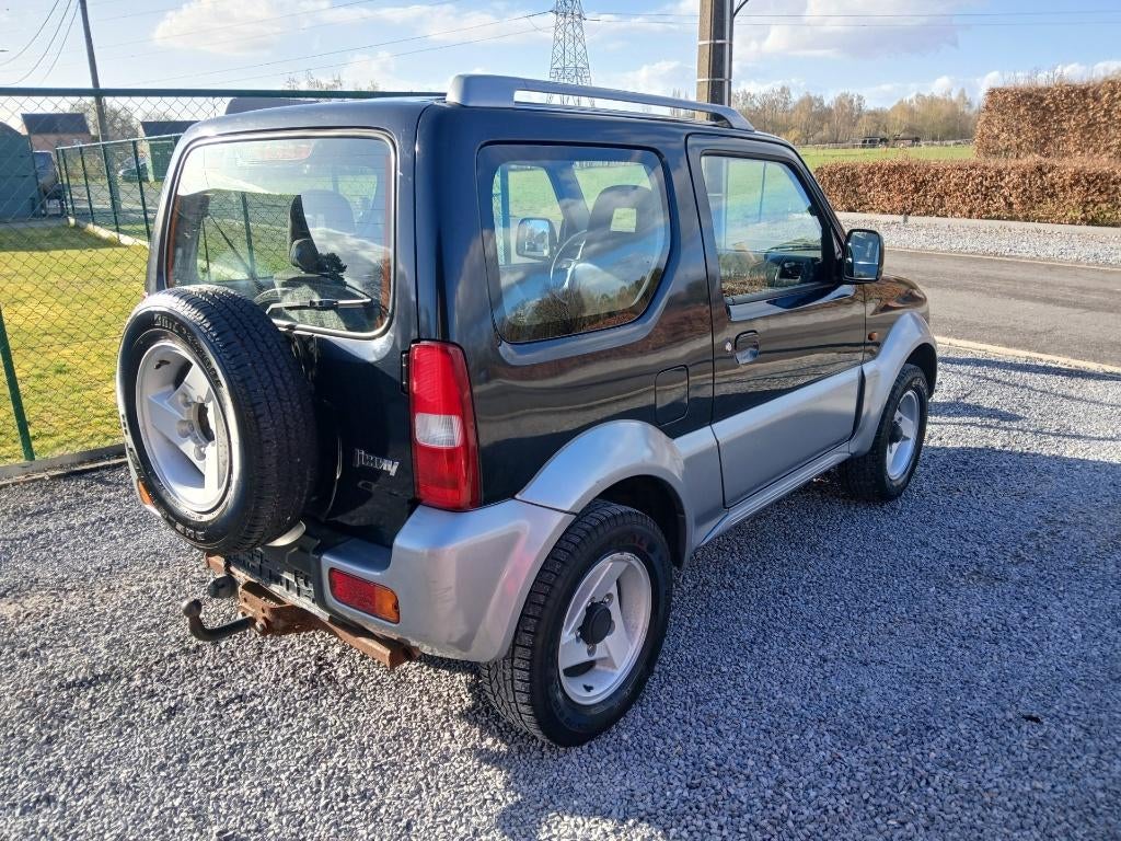 suzuki jimny #4x4# 1300cc benzine !!leder airco!! gekeurd, Auto's, Zwart, Leder, Bedrijf, Handgeschakeld