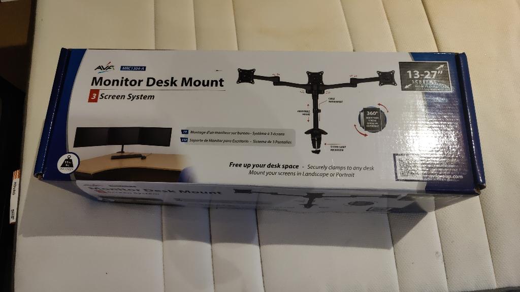 Support triple écran, Informatique & Logiciels, Moniteurs, Gaming, Enlèvement ou Envoi, 13-27, Utilisé