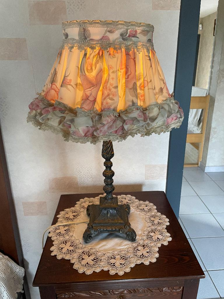 Lampadeire voor nachtkastje, Ophalen, Gebruikt, Stof