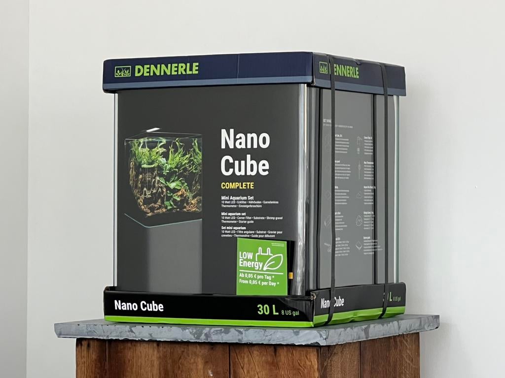 Dennerle Nano Cube 30L Complete, Neuf, Aquarium vide, Dennerle, Enlèvement