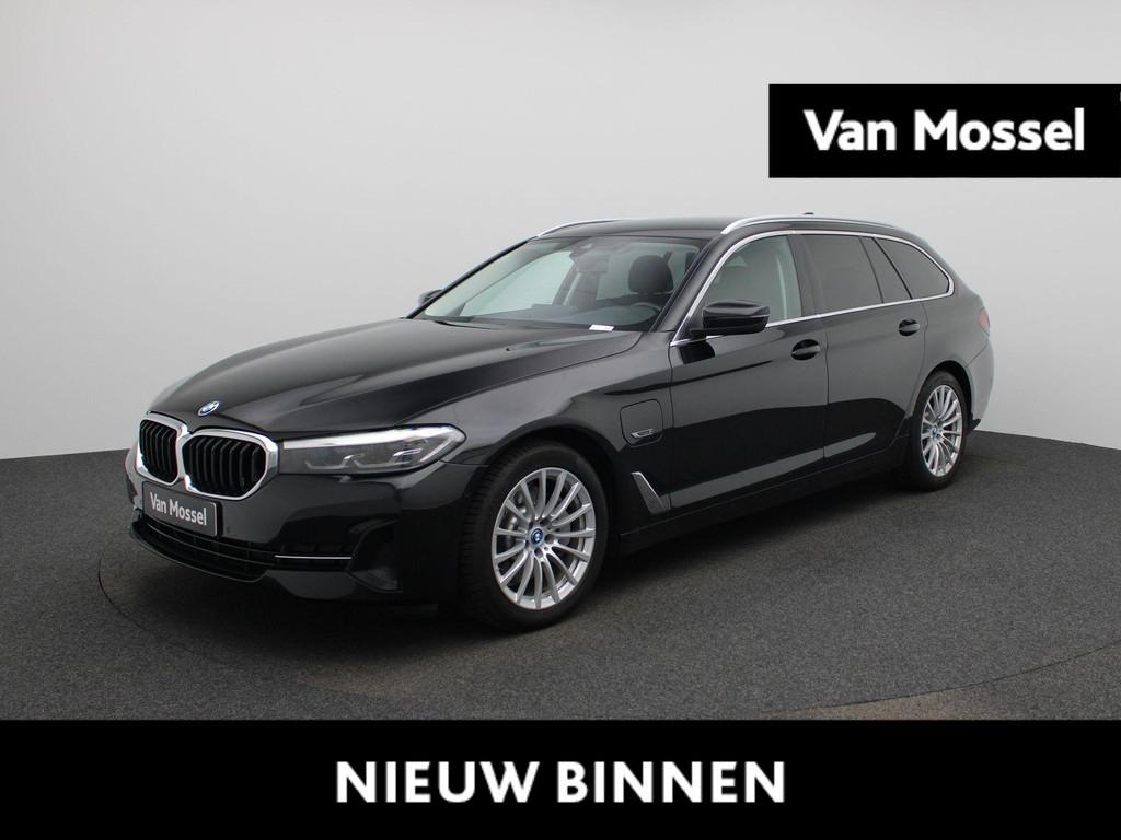 BMW 5 Reeks Touring 520e 150kW, Auto's, BMW, Automaat, Gebruikt, Zwart, 4 cilinders