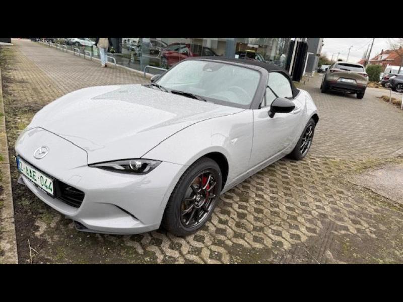 Mazda MX-5 Homura, Autos, Mazda, Argent ou Gris, Euro 6, Cabriolet, Noir