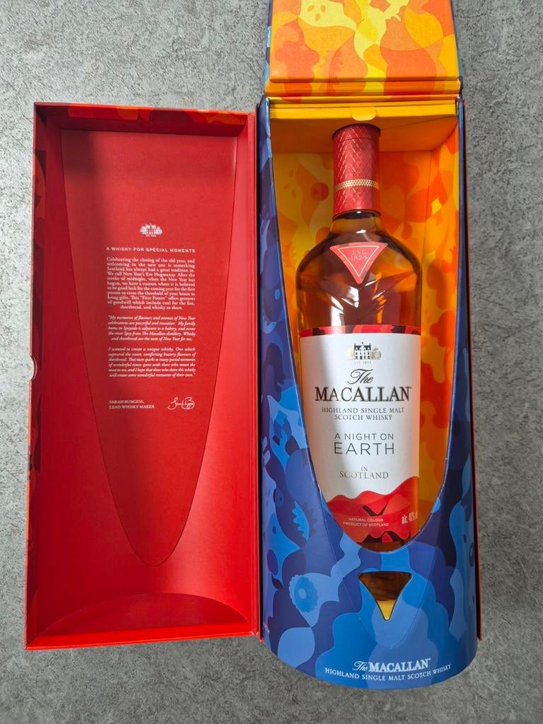 Whisky Macallan A night on earth 2021, Verzamelen, Ophalen of Verzenden