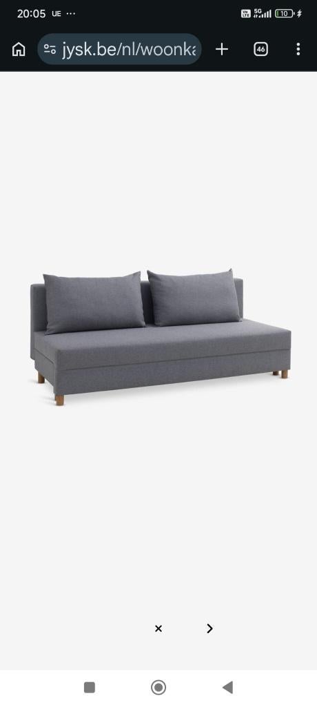 CANAPÉ-LIT IKEA NORSMINDE, Maison & Meubles, Gris, Enlèvement, 190 cm ou moins, 140 cm