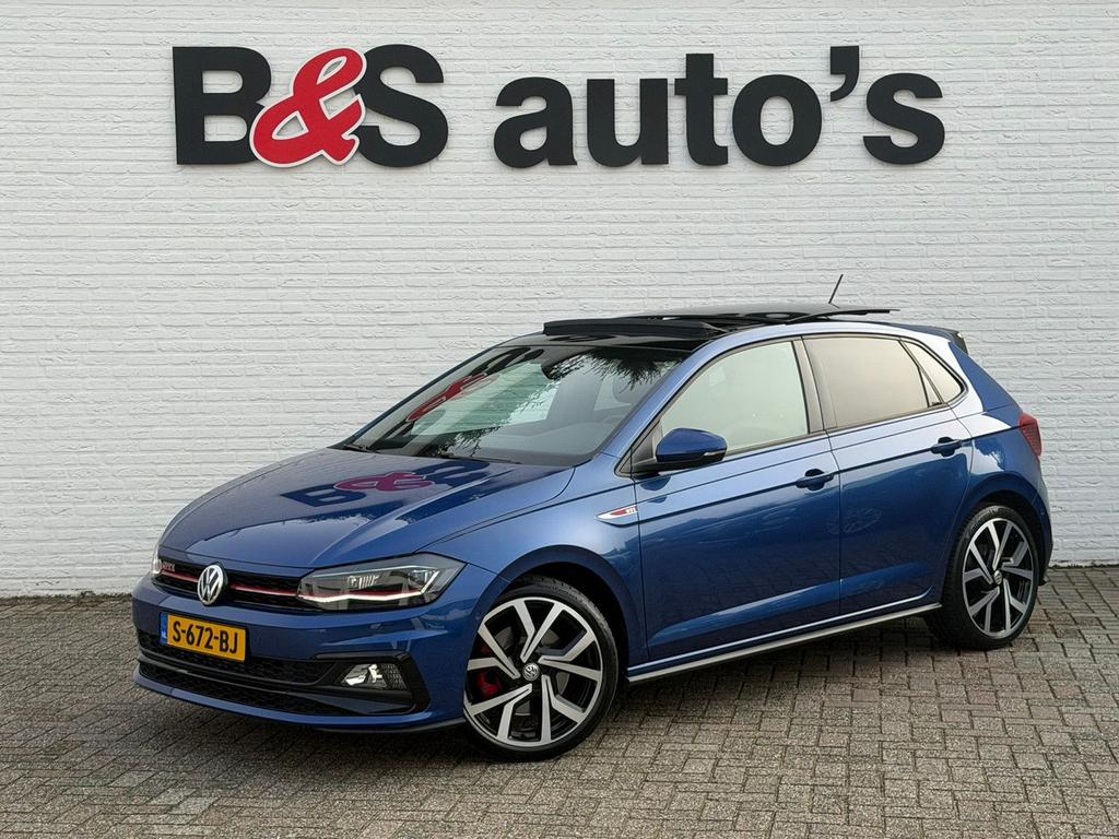 Volkswagen Polo 2.0 TSI GTI Stage 2 LED Adaptive cruise Pano, Automaat, Zwart, Blauw, Bedrijf