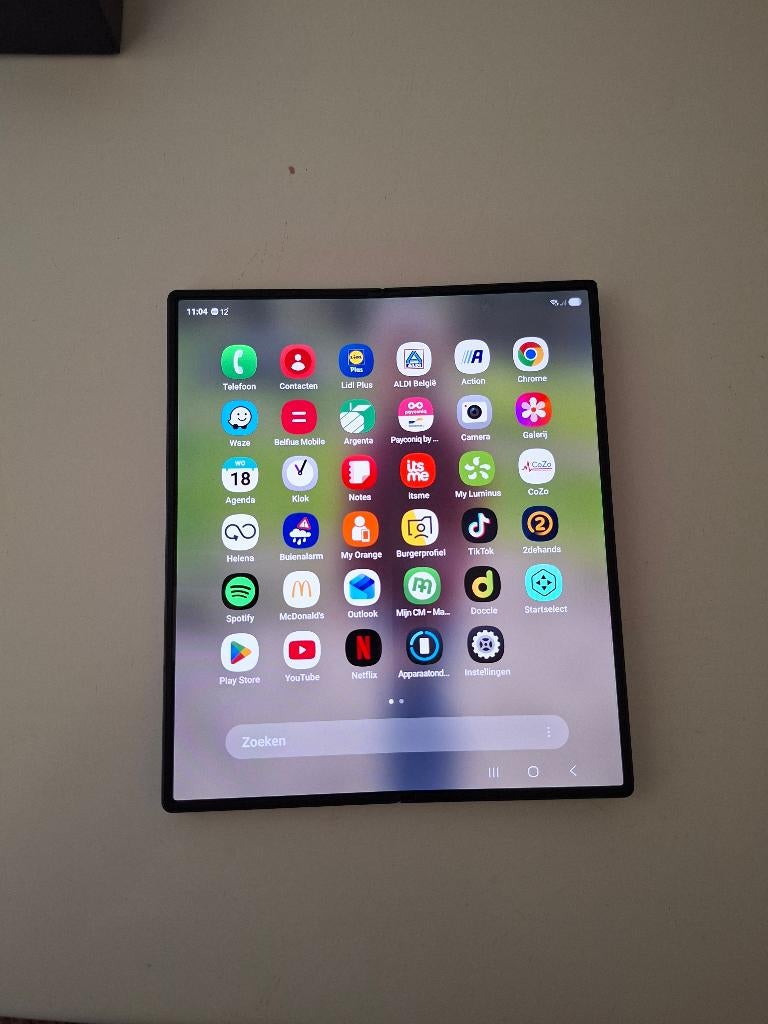Galaxy Z Fold 6 in prima staat!!, Computers en Software, Android Tablets, Ophalen, Zo goed als nieuw