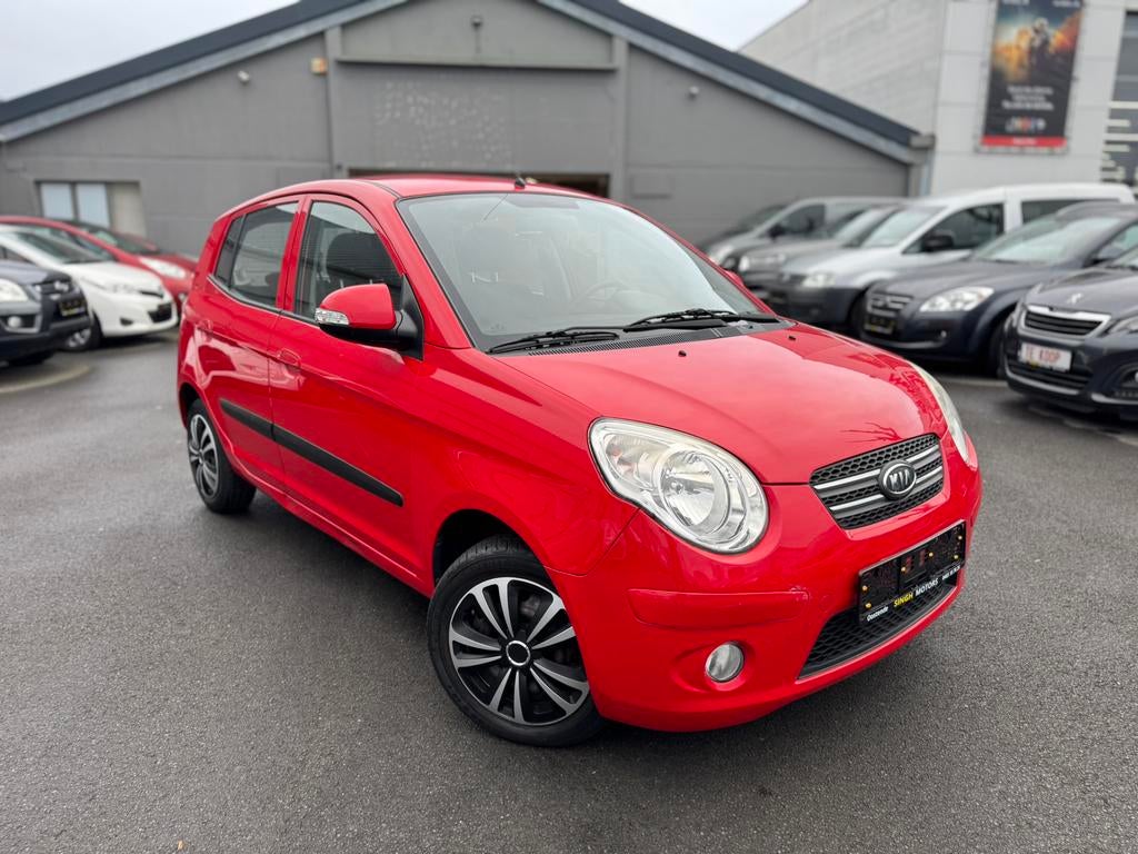 Kia Picanto 1.0 benzine | Airco | Keuring+Carpass |, Autos, Rouge, Achat, Entreprise, Boîte manuelle
