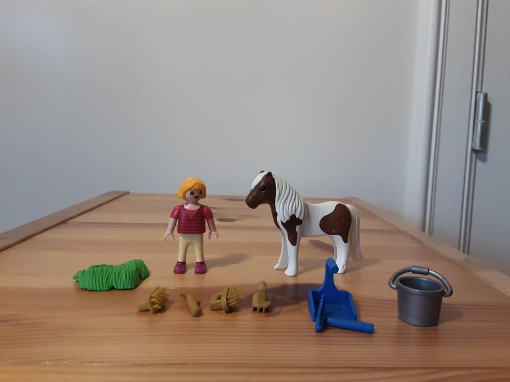 Playmobil fille et poney - complet, Enlèvement ou Envoi, Comme neuf, Ensemble complet