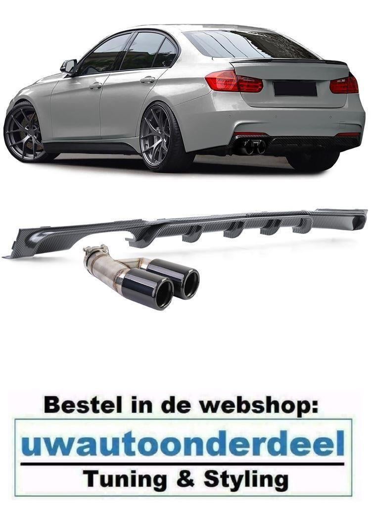 Diffuser+ Uitlaat sierstuk Geschikt voor Bmw 3 serie F30 F31, Verzenden