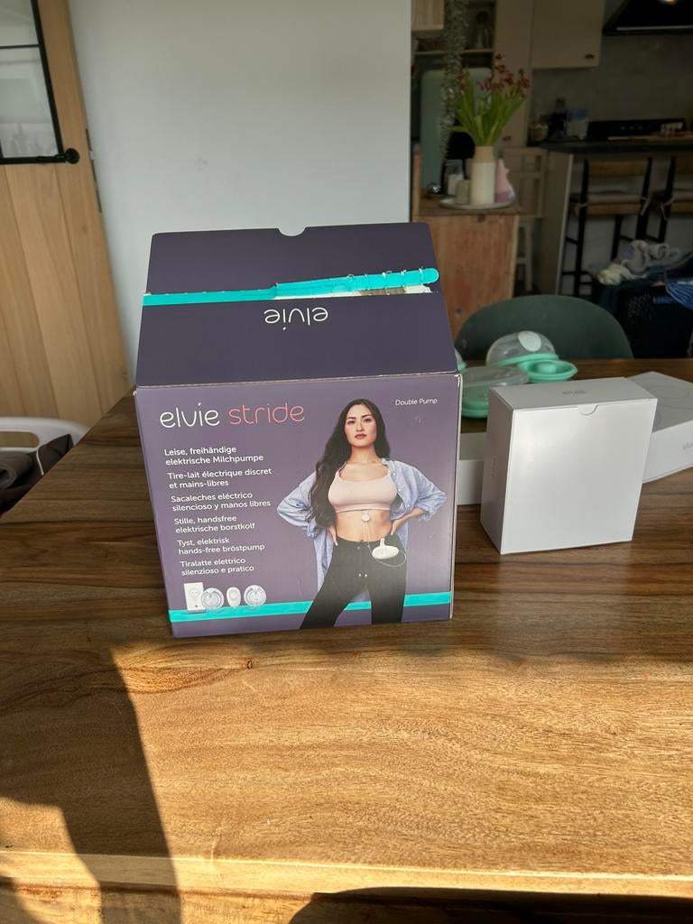 Elvie stride 1.0 dubbelzijdige kolf handsfree, Kinderen en Baby's, Babyvoeding en Toebehoren, Zo goed als nieuw, Ophalen