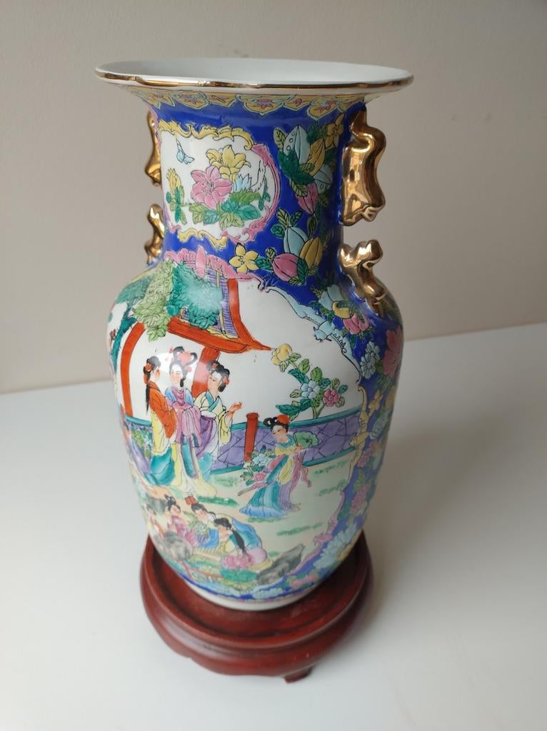 Chinese vaas, Ophalen