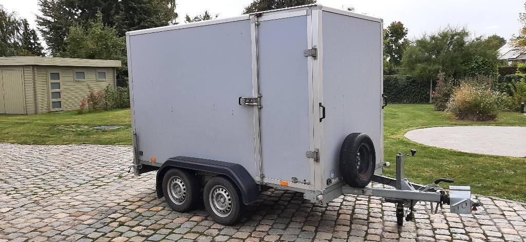 Op motorcross gemonteerde bestelwagenaanhangwagen, Auto diversen, Aanhangers en Bagagewagens, Gebruikt, Ophalen