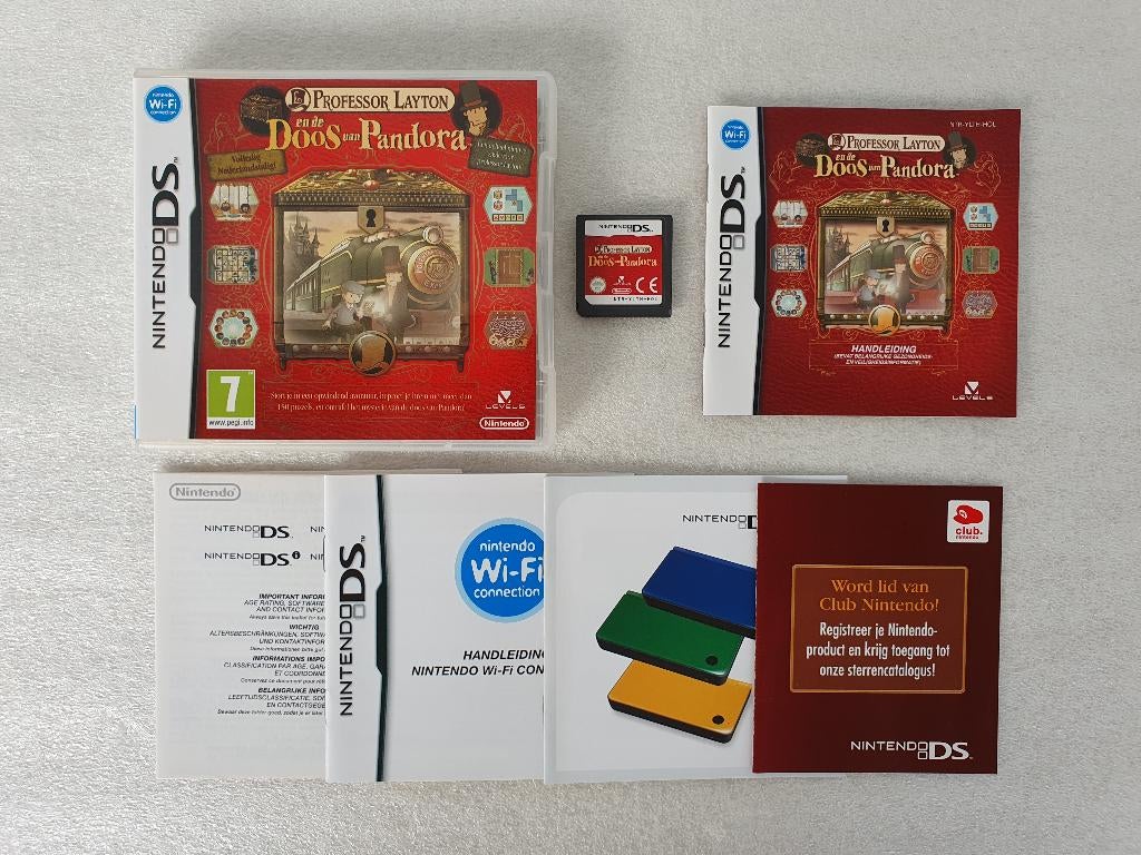 Nintendo DS: Professor Layton en de Doos van Pandora, Games en Spelcomputers, Games | Nintendo DS, Ophalen of Verzenden, Gebruikt