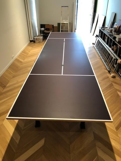 Tafel, Huis en Inrichting, Tafels | Eettafels, Zo goed als nieuw, 100 tot 150 cm, 200 cm of meer, Vijf personen of meer, Rechthoekig