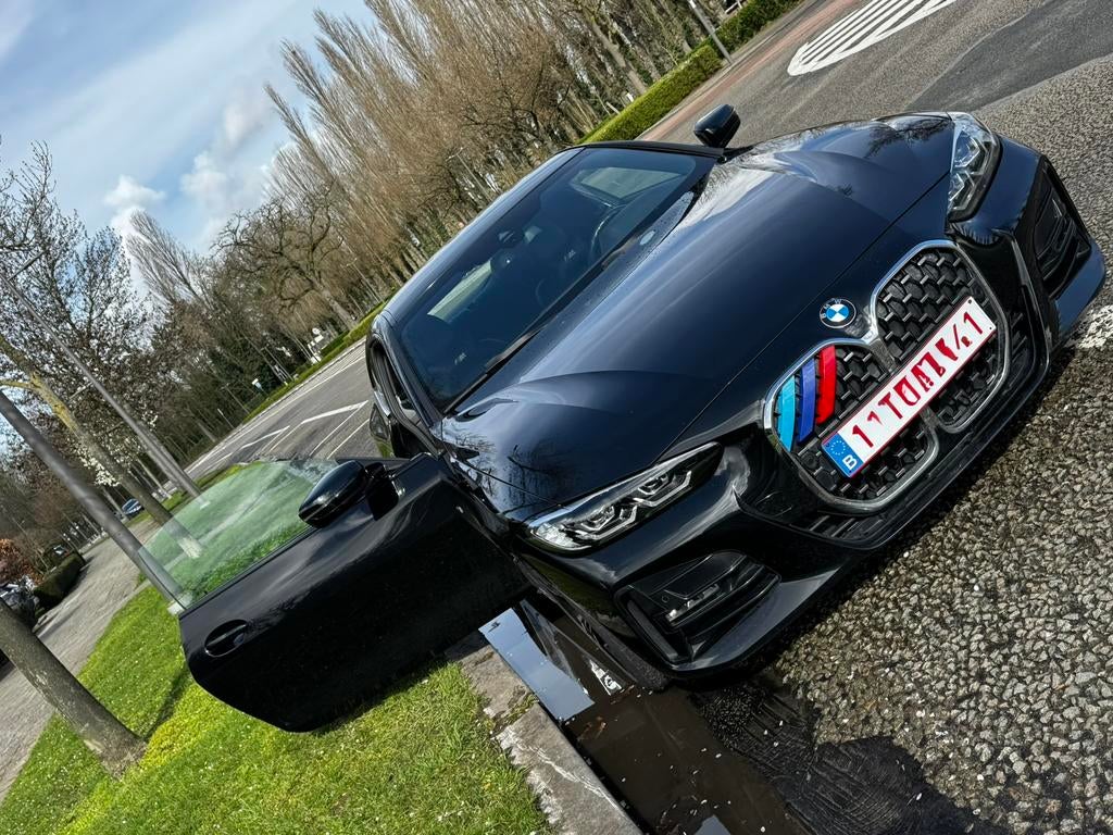 Bmw 420, Auto's, Automaat, Leder en Stof, Zwart, Diesel