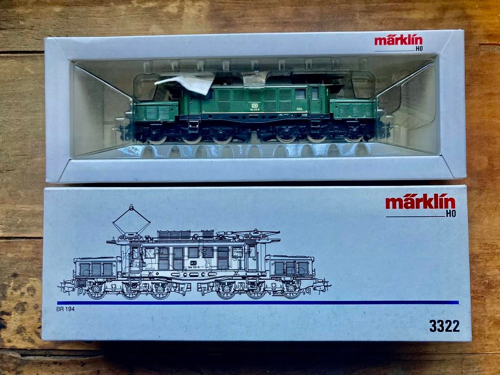 Marklin HO 3322 krokodillenmotor (nieuwstaat), Ophalen of Verzenden, Zo goed als nieuw