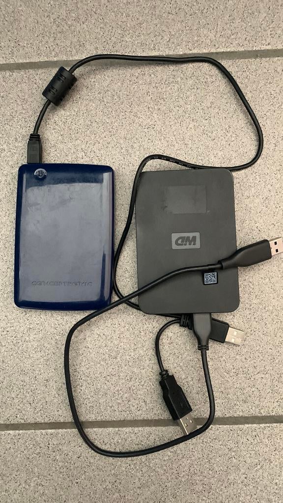 Ssd 120gb extern en hdd 500gb extern, Computers en Software, Harde schijven, Ophalen of Verzenden, Extern, HDD