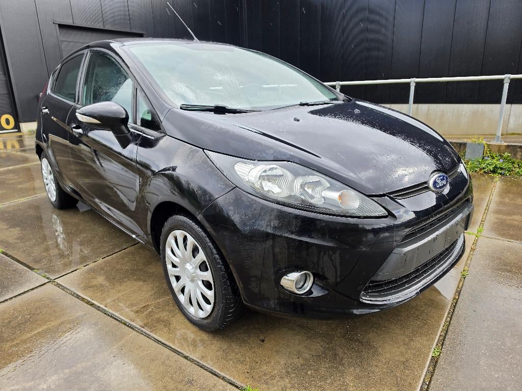 Ford Fiesta 1.3i Trend 2012 Airco 130.000 km + Garantie, Euro 5, Zwart, Bedrijf, 5 deurs