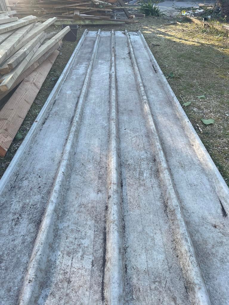 Metalen dakplaten, Ophalen, Gebruikt