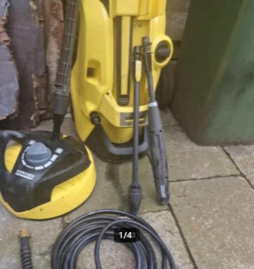 Hogedrukreiniger karcher k 4 power/full control/ 135 bar, Tuin en Terras, Hogedrukreinigers, Ophalen, Gebruikt, Met regelbare waterdruk