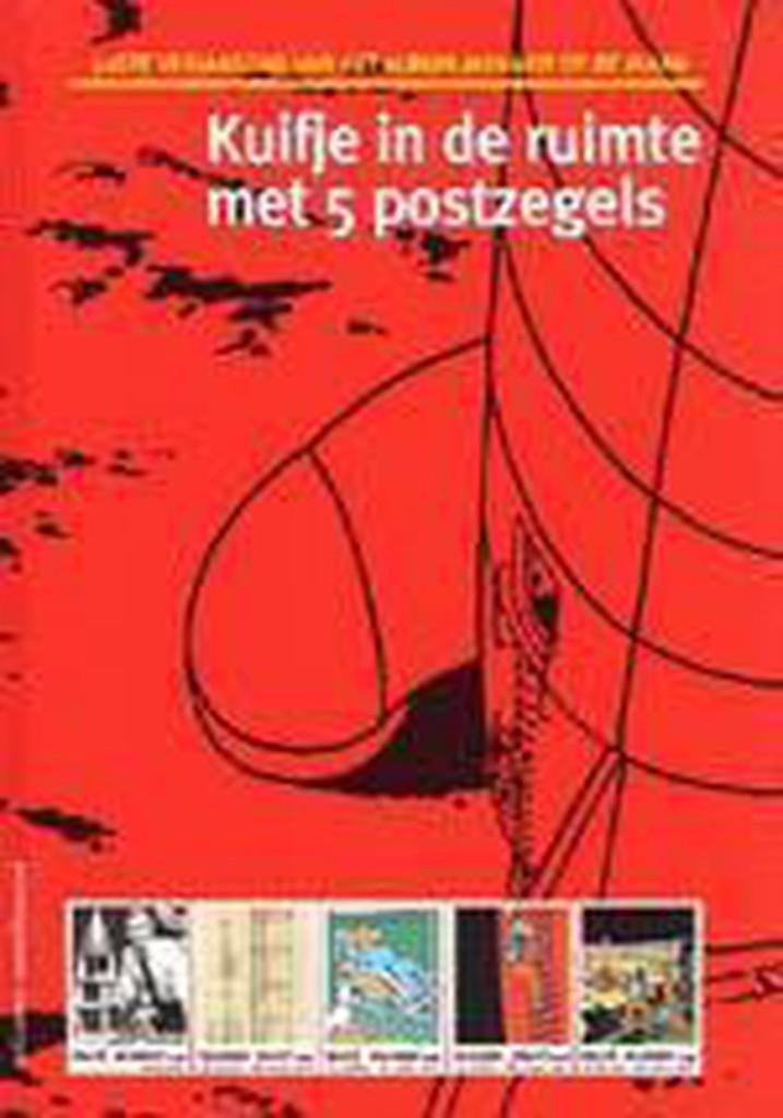 Kuifje in de ruimte met 5 postzegels tintin La Poste Belgi, Boeken, Eén stripboek, Nieuw, Ophalen of Verzenden, Herge