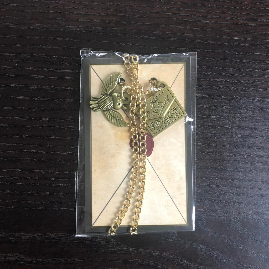 Ketting Harry Potter uil met brief, Verzamelen, Ophalen of Verzenden